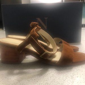 Nisolo Lucia Block Heel Sandal (Nutmeg)